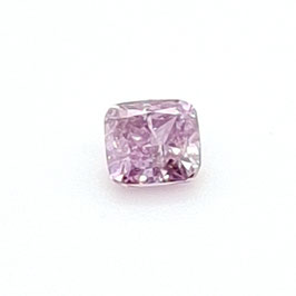 0,18 ct, Fancy Intense Pink-Purple, I2, Cushion, GIA Certified