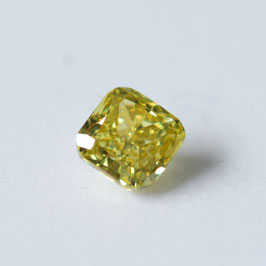 0,23 ct, Fancy Deep Brownish Greenish Yellow, SI1, Radiant, GIA Certified