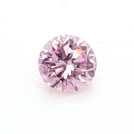 0,10 ct, Fancy Intense Purplish Pink, I1, Round, IIDGR Certified