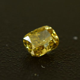 0,24 ct, Fancy Intense Brownish Yellow, SI2, Cushion, IGI Certified