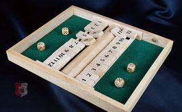 Würfelspiel "Shut the box" für 2 Mitspieler