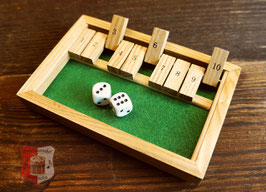 Würfelspiel "Shut the box"