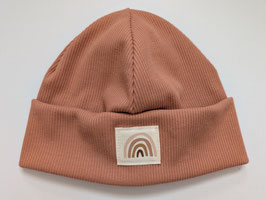 Hipster Beanie Rainbow peach 42-46cm ca. 4-12 Monate