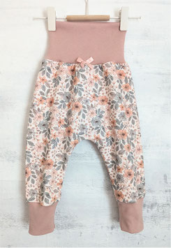 Luck*ees little Flowers altrosé/rauchblau 80