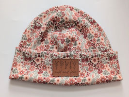 Hipster Beanie wild and free little Flowers KU 53-57cm Teens & Ladys