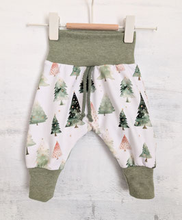 Kuschelhösli aquarell Tannen light green 56