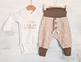 Kuschelset KLEINES WUNer DINOfan braun/beige 62