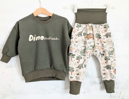 Set DINOtastisch olive/hellbeige 80, (passt mit ca. 10-18 Monate)