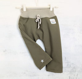 Softshell Hose I am an OUTDOOR KIDDY olive 80/86 (ca. 1-2 Jahre)