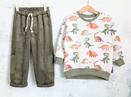 Set Dinotastisch olive brau/rost 98