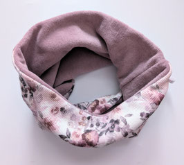 Loop gefüttert Flowers mauve ca. 2-10 Jahre