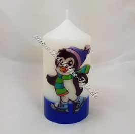 Kerze mit Motiv Pinguin (4)