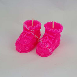 Babyschuhe, neonpink