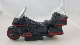 Kerze Motorrad schwarz rot