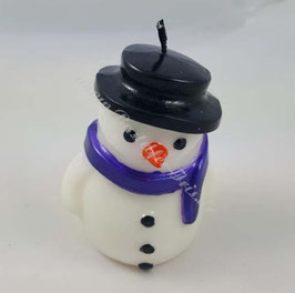 Kerze Schneemann