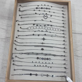 PULSERA PLATEADO