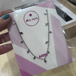 COLLAR PLATEADO MINI RAYOS