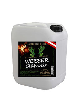 Weißer Glühwein "Steirer Rudi" - 10 Liter