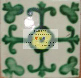 Valencia Verde - Amarillo | Azulejo Artesanal Mayólica Endurecido Pintado a Mano Tipo Talavera