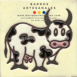 RWBA917: Azulejo Talavera  Realzado Especial Pintado a Mano.