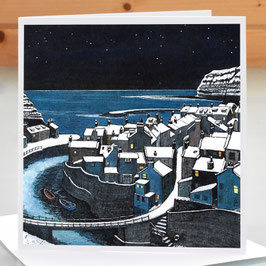 'Staithes Under Snow' Christmas Or Any Occasion Card