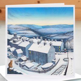 'Tread Softly' Winter Scene Art Card