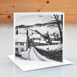 'First Snow Brookbottom' Art Card