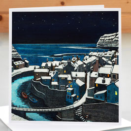 'Staithes Under Snow' Yorkshire Christmas Card