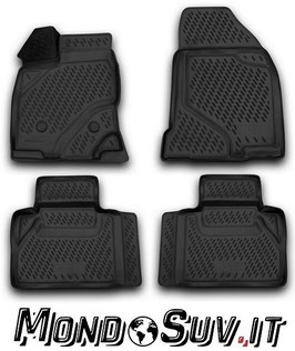 Set 4 Tappeti Auto Gomma con Bordo Ford Edge 2013-2015