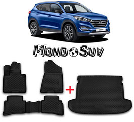 Kit Tappeti + Vasca Gomma 3D Hyundai Tucson 2015+