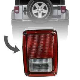 Ricambio Faro Luce Posteriore Jeep Wrangler LATO GUIDA