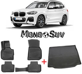 Kit Tappeti + Vasca Gomma 3D BMW X3 G01 2018+