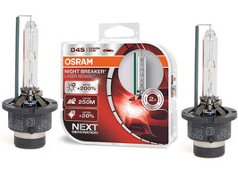 Ricambio Lampadine Xenon Osram D4S Night Breaker Laser 4600K