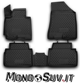 Set 4 Tappeti Auto Gomma con Bordo KIA Sportage 3