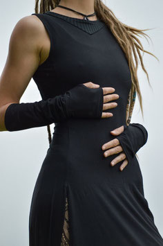 Dress with Armcuffs