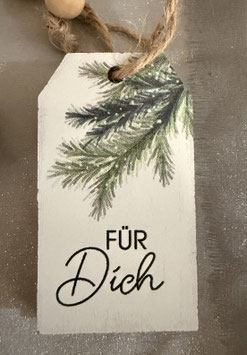 Holzanhänger "von Herzen"