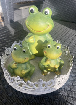 Keramikfrosch in zwei Grössen
