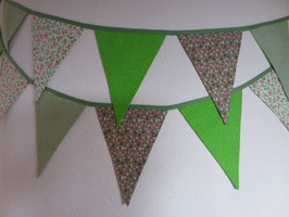 Wimpel-Girlande "Flower power"