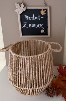 Stilvolle Laterne beige - für jede Jahreszeit