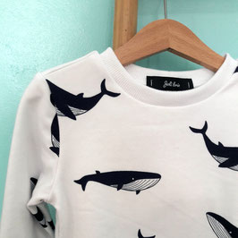 Sweat enfant motifs baleines