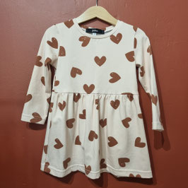 Robe imprimée manches longues fille