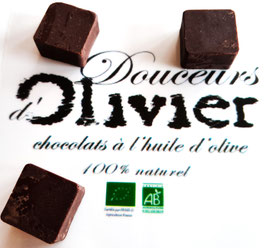 Chocolats à l'huile d'olive