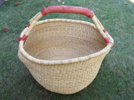Bolga, Malikorb aus Steppengras ca. 40cm, natur unifarbig