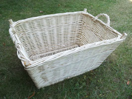 Wäschekorb, Babykorb, Holzkorb aus heller Weide (nicht reinweiß)