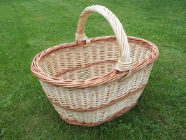 Einkaufskorb, "Hilfarther Korb" aus Weide, deutsche Produktion, exclusiv