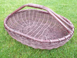 Zeitungskorb, Kaminkorb aus Rattan