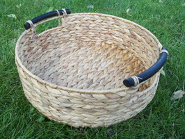 Tablett aus Wasserhyazinthe und Rattan