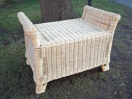 Sitzhocker, Fußhocker aus Rattan