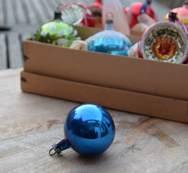 Feathertree kerstbal diepblauw (6119)