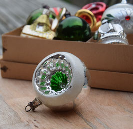 Deukbal zilver, groen (6302)
